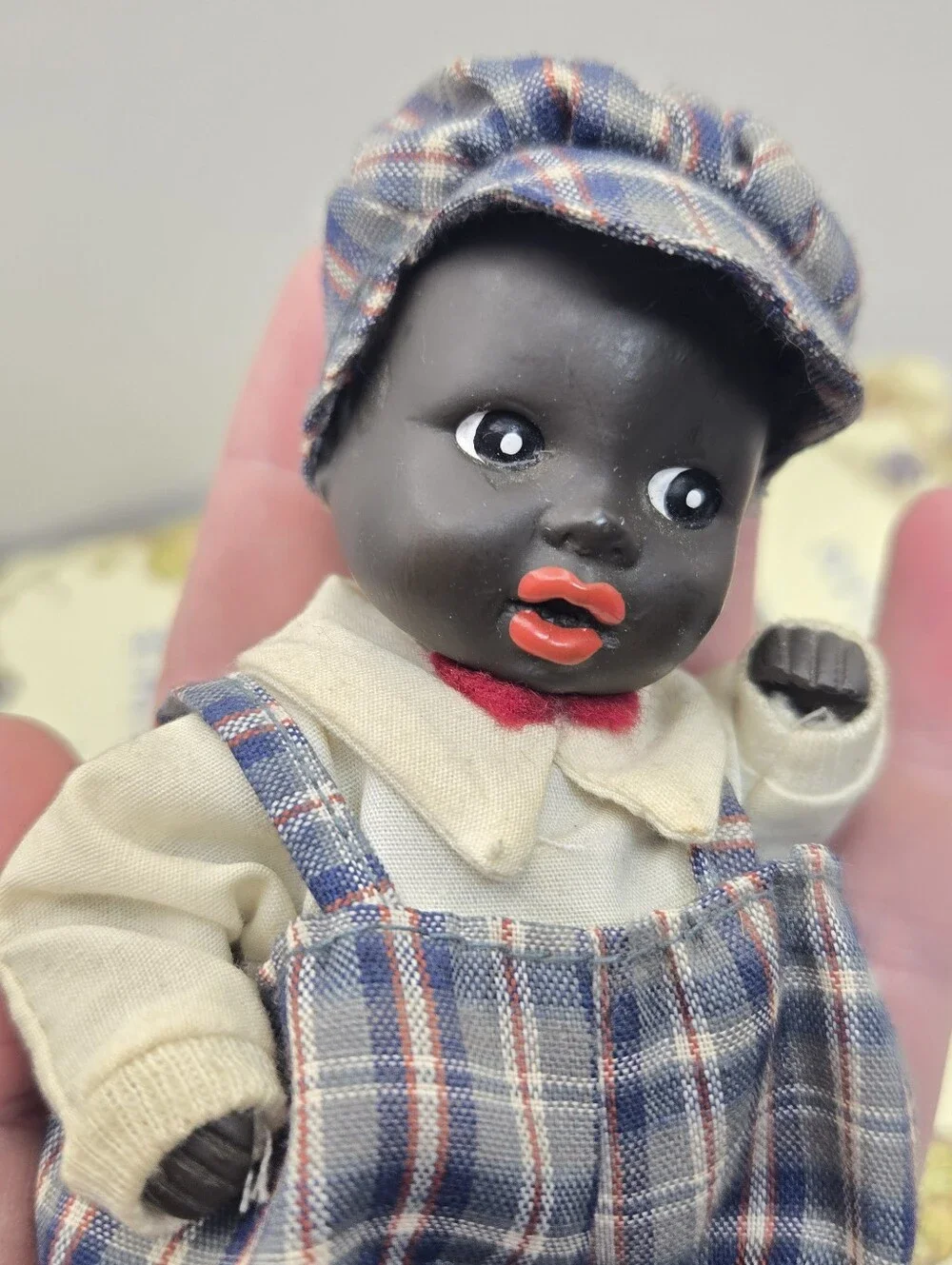 Vintage Bisque Baby Doll Jointed Porcelain Mini Americana Collectible
